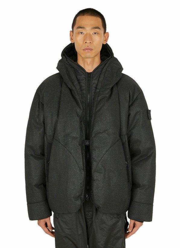 Photo: Layered Down Jacket in Black