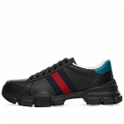 Gucci Men's Nathane Hybrid Shoe Boot Sneakers in Black
