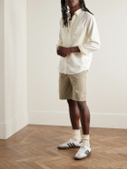 NN07 - Theodor 1365 Straight-Leg Lyocell and Cotton-Blend Twill Shorts - Neutrals