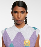 Loewe - Twisted sterling silver hoop earrings