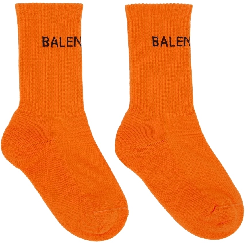 Photo: Balenciaga Orange Tennis Socks