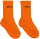 Balenciaga Orange Tennis Socks