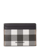 BURBERRY - Check Motif Credit Card Case