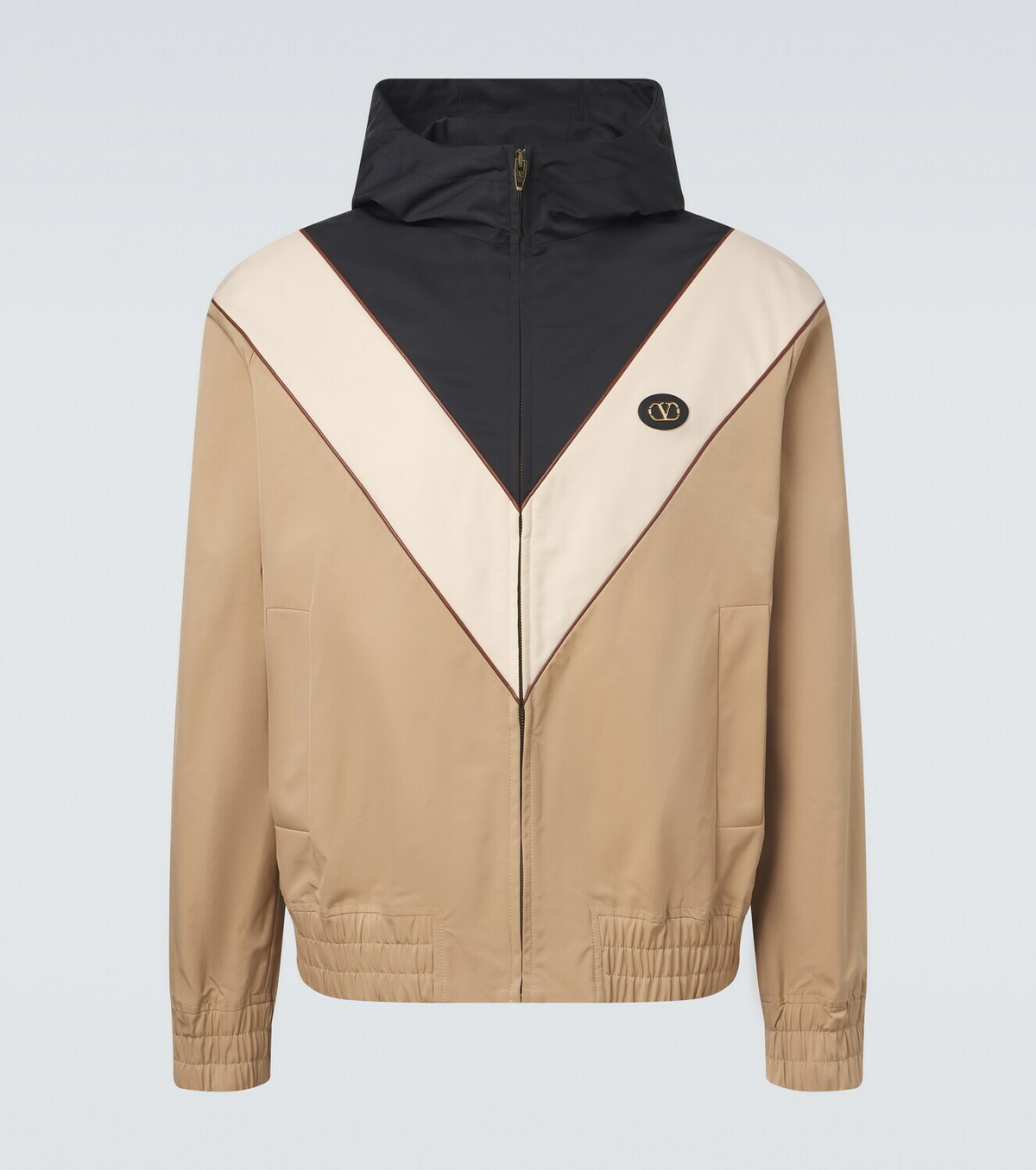 Valentino VLogo striped jacket