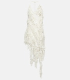 Zimmermann Tama sequined linen and silk midi dress