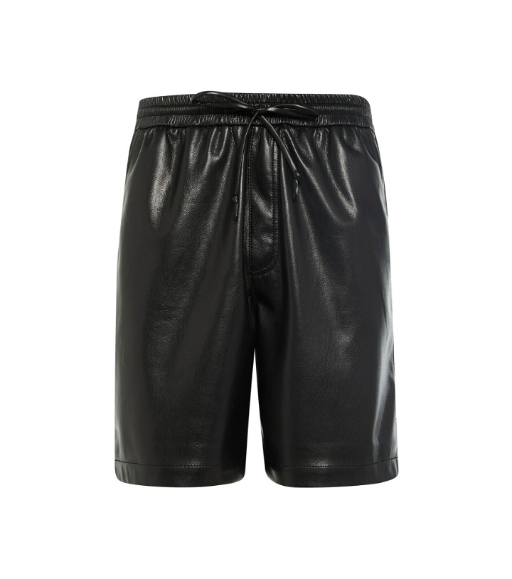 Photo: Nanushka - Doxxi faux-leather shorts