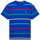 Polo Ralph Lauren Men's Stripe T-Shirt in Sapphire Star Multi