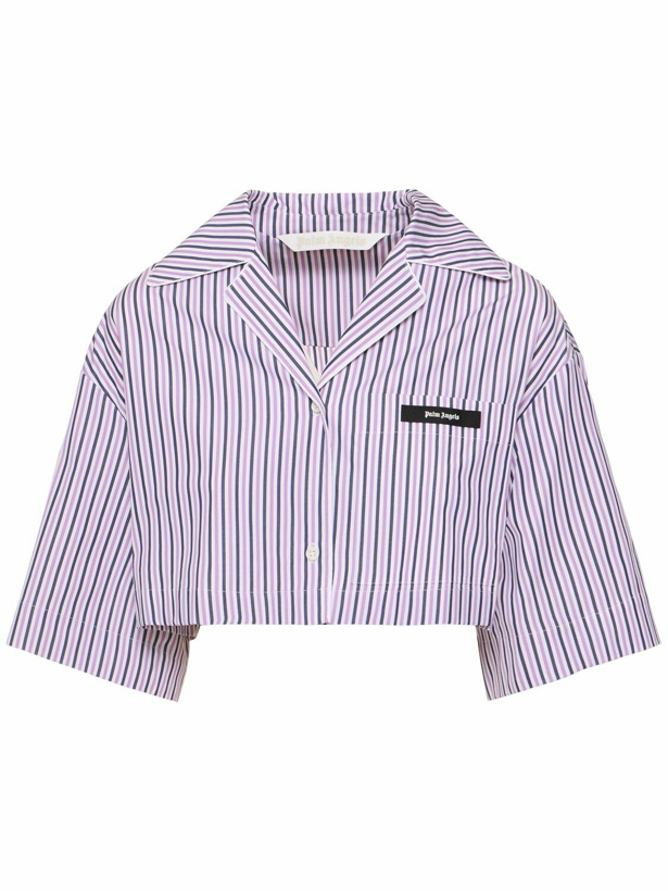 Photo: PALM ANGELS Striped Cotton Shirt