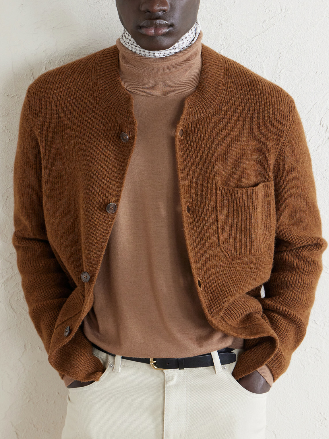 Dunhill - Cashmere Rollneck Sweater - Brown
