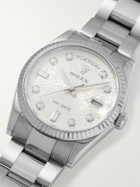 ROLEX - Pre-Owned 2019 Day-Date Automatic 36mm White Gold and Diamond Watch, Ref. No. 118239