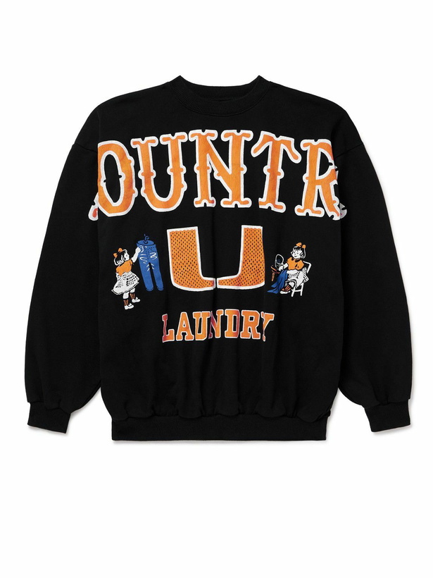 Photo: KAPITAL - Printed Cotton-Jersey Sweatshirt