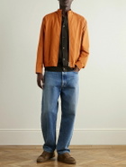 NN07 - Dave 1080 Organic Cotton-Shell Bomber Jacket - Orange