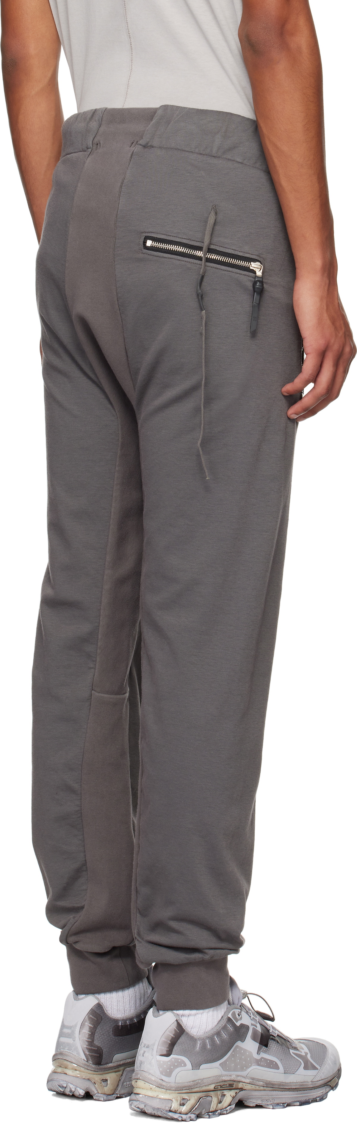 11 by Boris Bidjan Saberi Gray P13 Sweatpants 11 by Boris Bidjan 