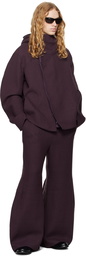 pet-tree-kor Purple Resonance Pleat Trousers