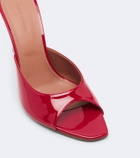 Amina Muaddi Alexa patent leather mules