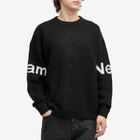 New Amsterdam Surf Association Men's New Amsterdam Name Knit Sweatshirt in Black