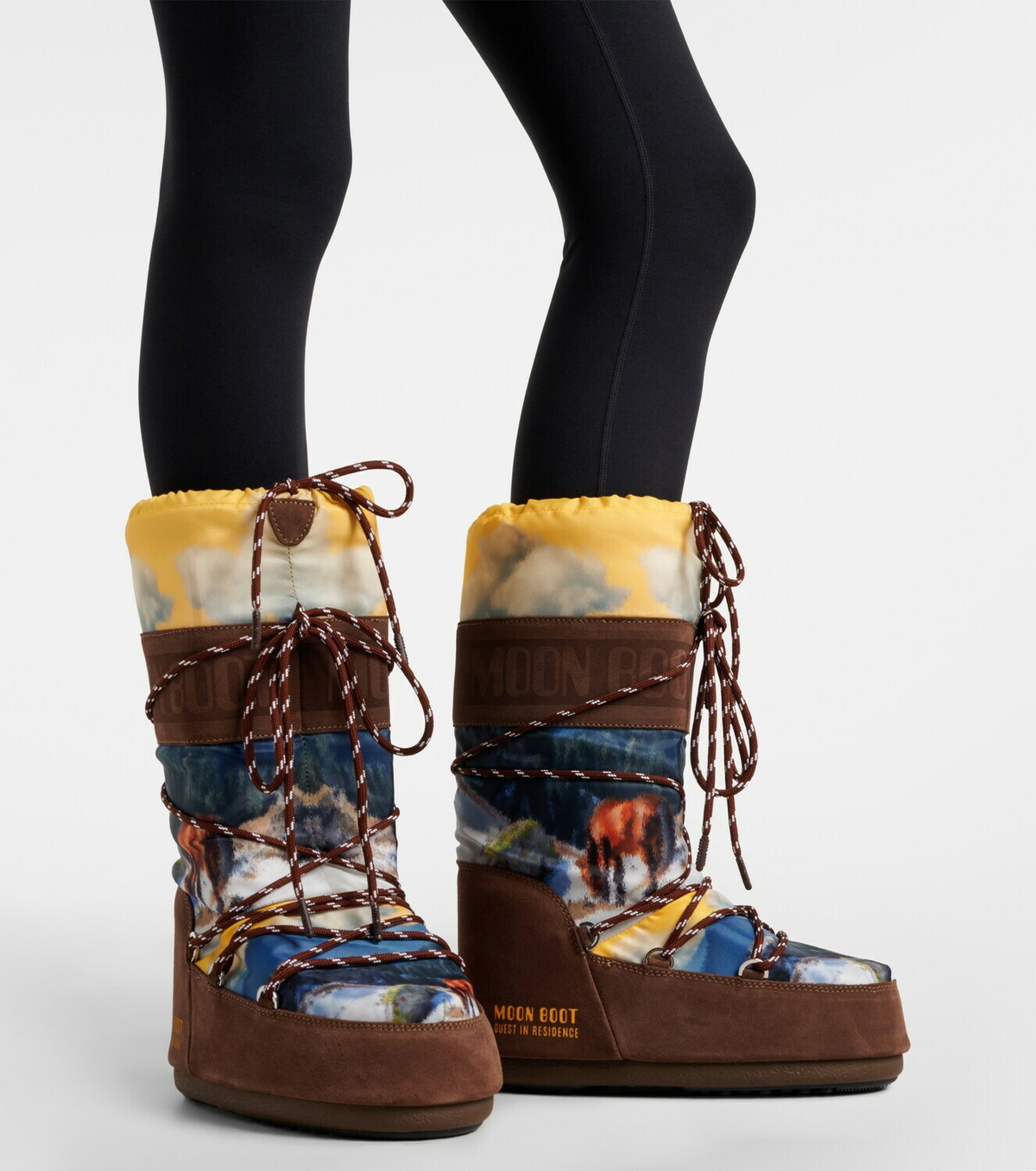 Moon Boot x Guest in Residence Icon High snow boots