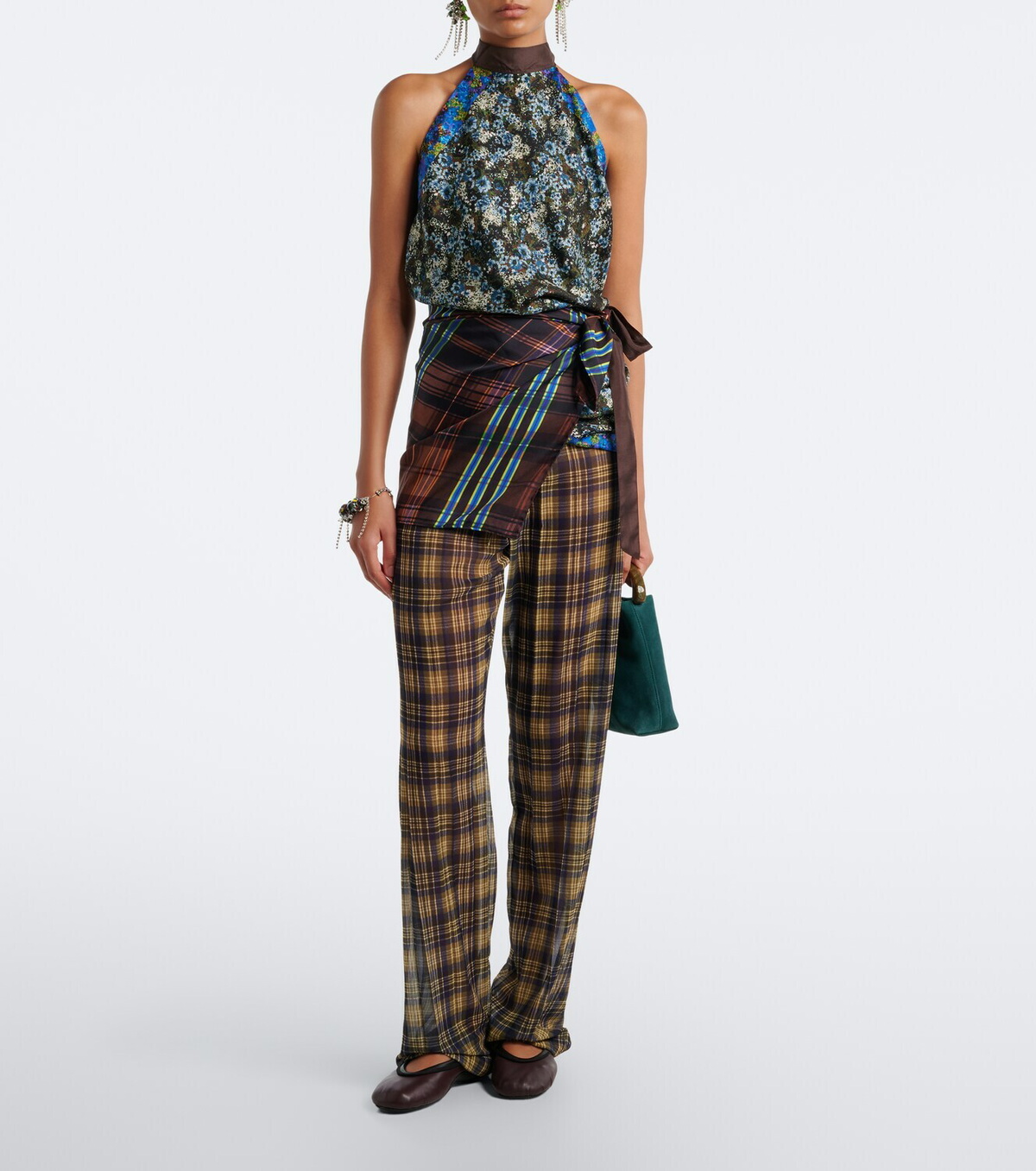 Dries Van Noten Leather ballet flats