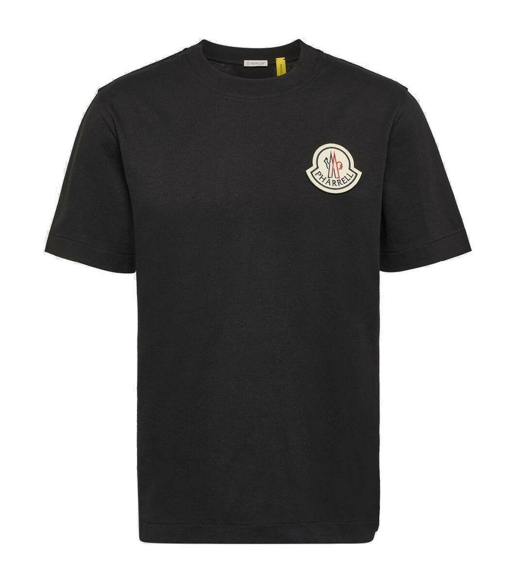 【MONCLER】Tシャツ バックロゴ Pharrell Williams ブラック Moncler Genius x Pharrell Williams jersey T-shirt Moncler Genius