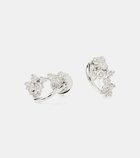 Ananya Scatter 18kt white gold earrings with diamonds