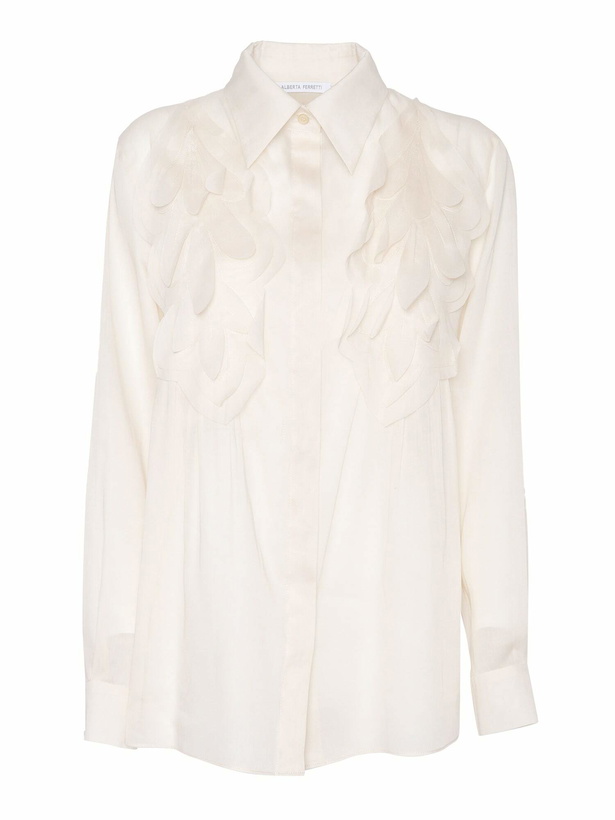 Photo: Alberta Ferretti Beige Shirt