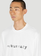 Logo Print Long Sleeve T-Shirt in White