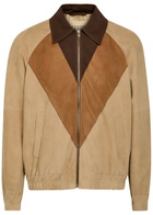 Valentino Garavani Panelled Suede Jacket Multicoloured 1