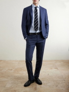 Canali - Wool, Silk and Linen-blend Suit Jacket - Blue
