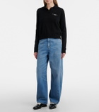 Givenchy Logo wool and cashmere polo sweater