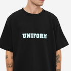 Uniform Experiment Men's College T-Shirt in Black