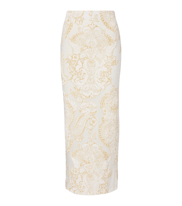 Photo: Roberto Cavalli Printed midi skirt