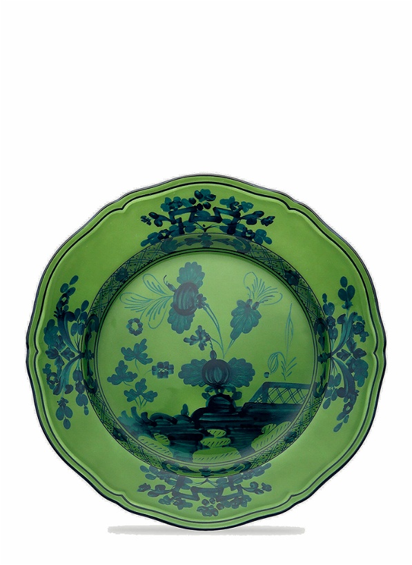 Photo: Set of Two Oriente Italiano Dinner Plate in Green