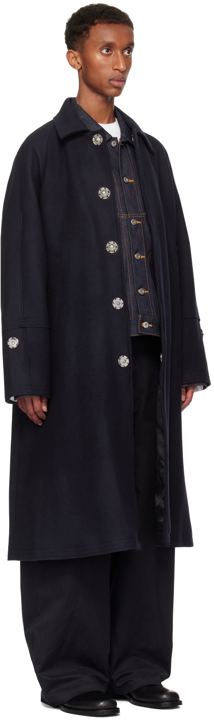OUAT Navy Meta Coat