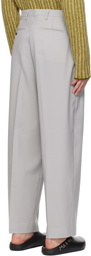 Marni Gray Pleated Trousers