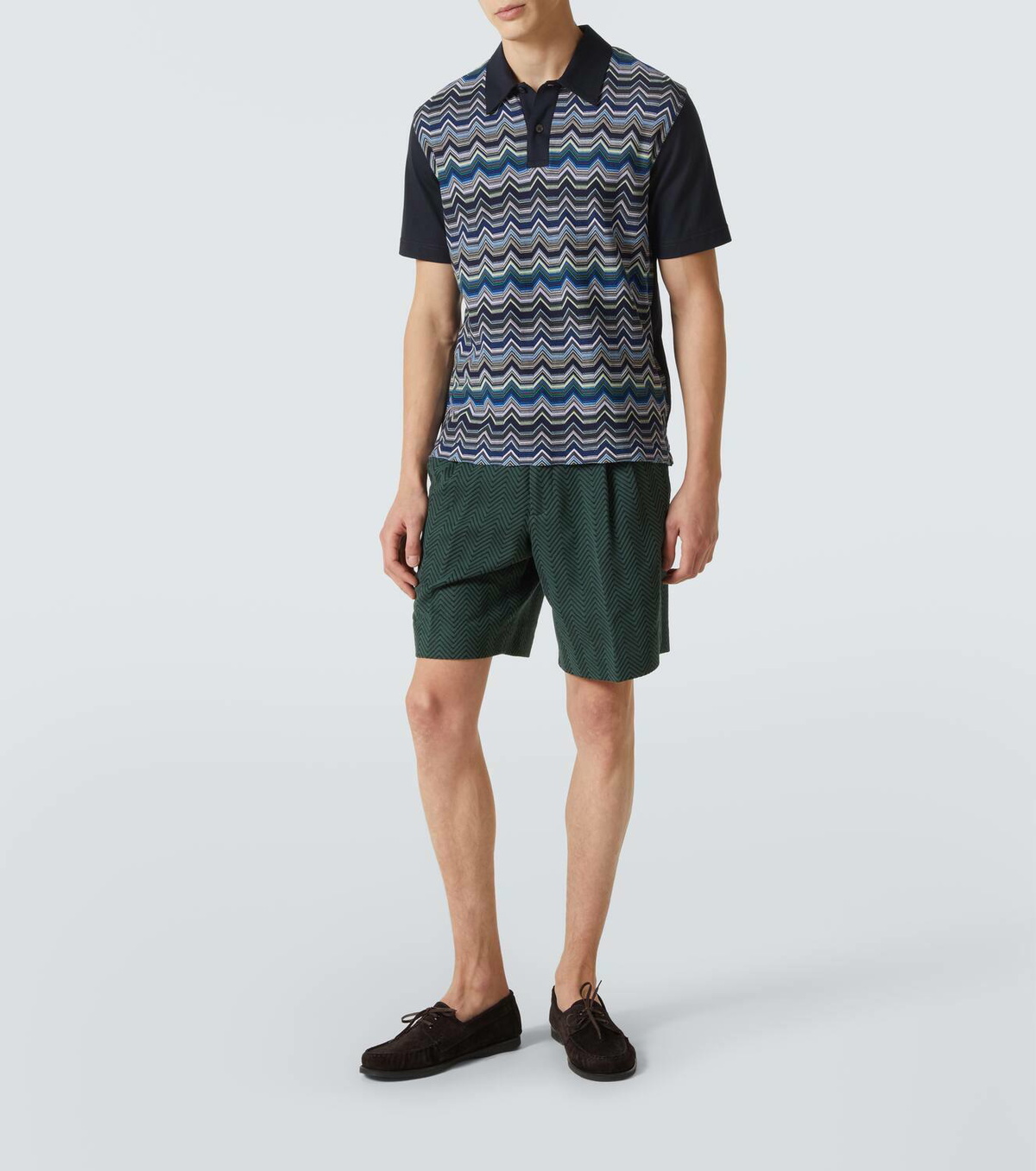 Missoni Zigzag cotton polo shirt