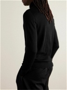 Saman Amel - Slim-Fit Cashmere and Silk-Blend Rollneck Sweater - Black