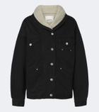 Isabel Marant Pimia fleece-trimmed denim jacket