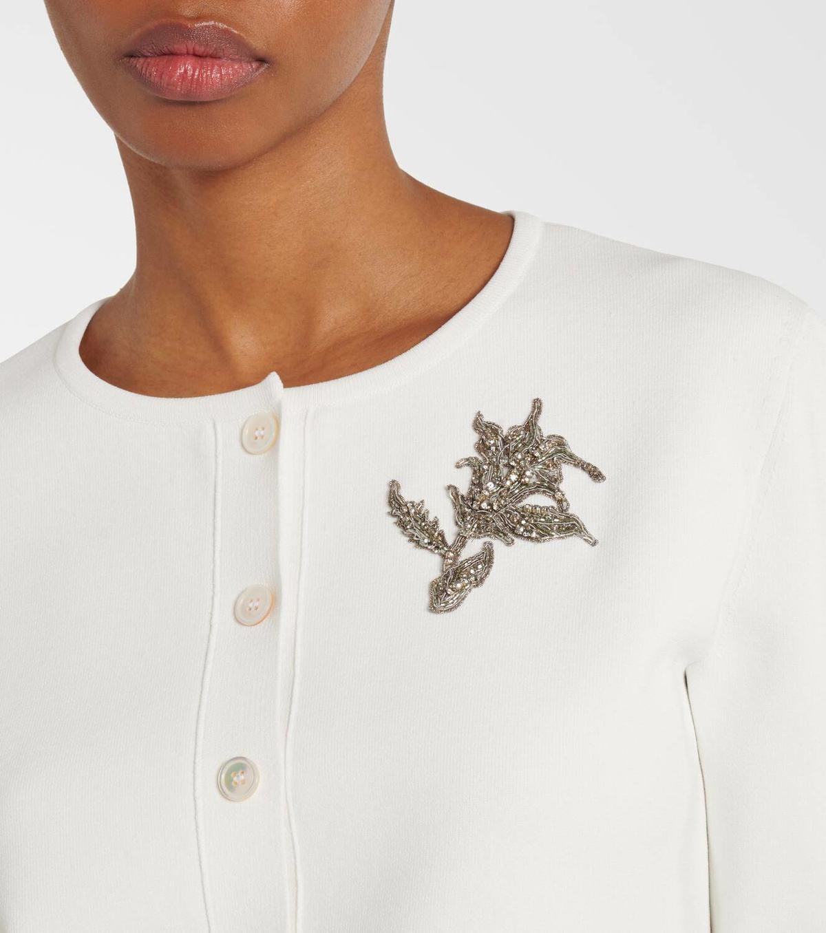 Alexander McQueen Embroidered cardigan