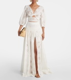 Alexandra Miro Broderie anglaise cotton crop top