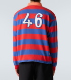 Bode Striped cotton polo shirt