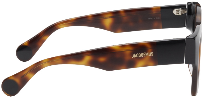 サングラス JACQUEMUS Woman Sunglasses Brown LES LUNETTES BACI NEW Jacquemus - Sunglasses - Les Lunettes Baci - Multi-Brown