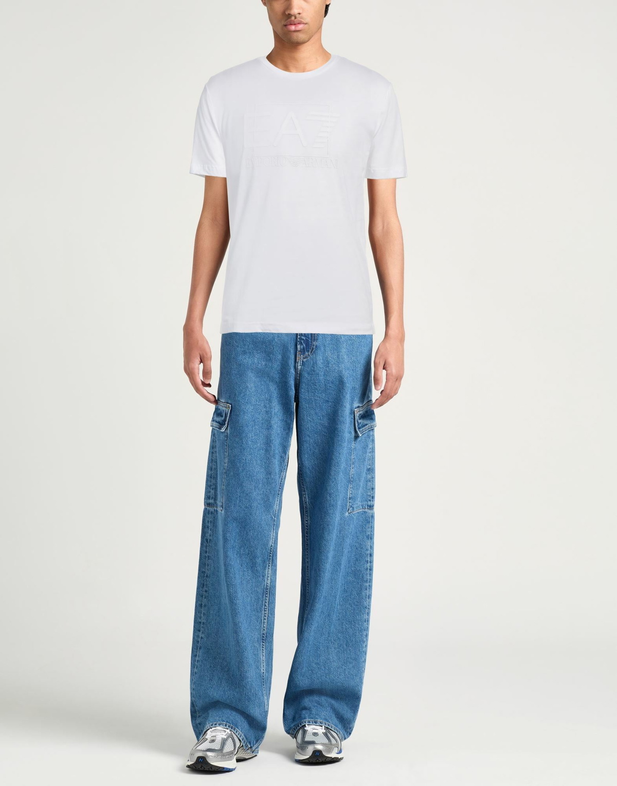 Ea7 Mens T-shirt in White