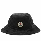 Moncler Men's Cord Bucket Hat in Black