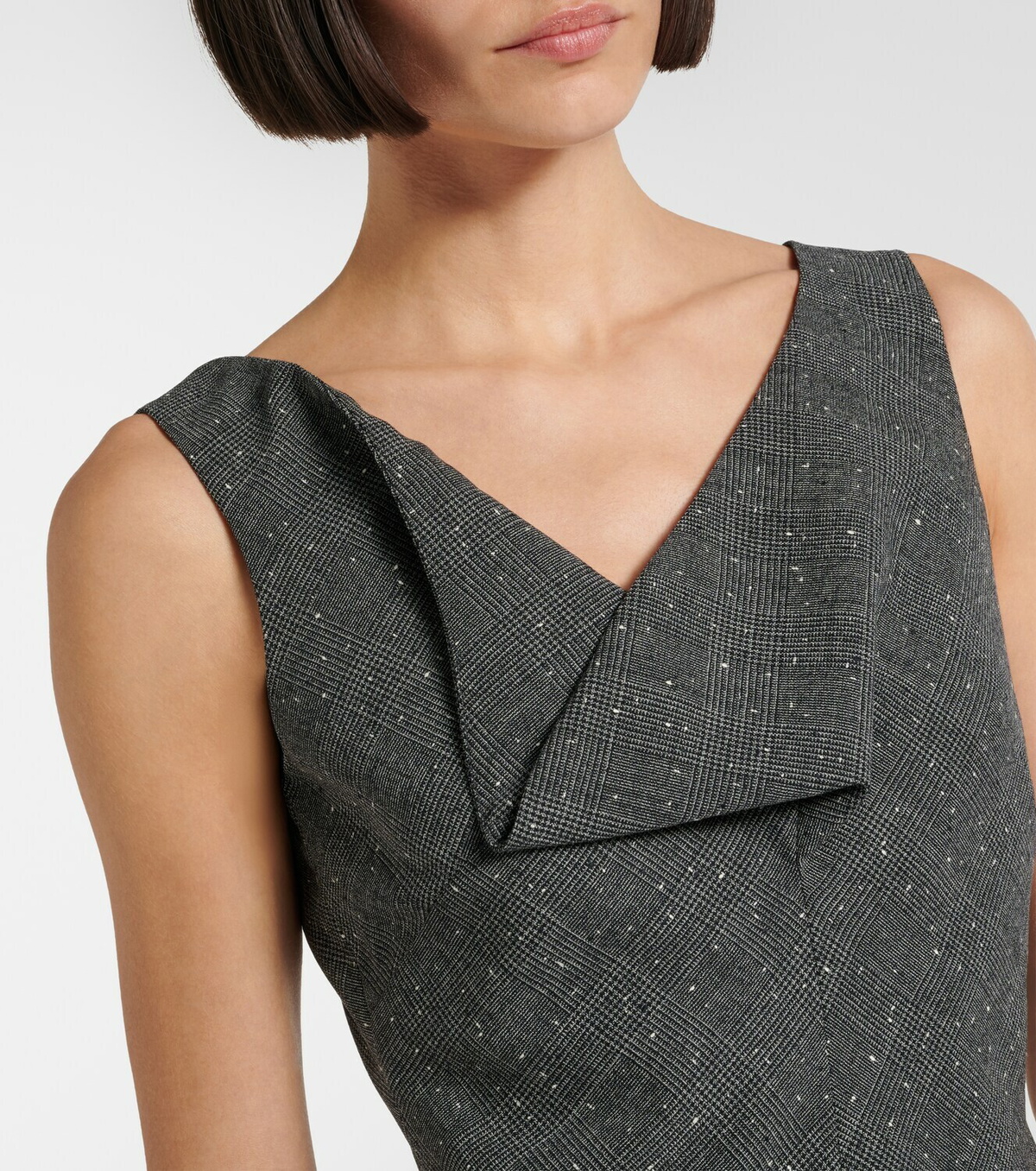 McQueen Wool midi dress