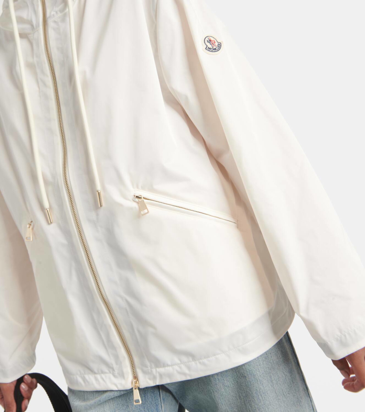 MONCLER☆CASSIOPEA ウィンドブレーカー ジャケット 0 IVORY MONCLER☆CASSIOPEA ウィンドブレーカー ジャケット 0 IVORY