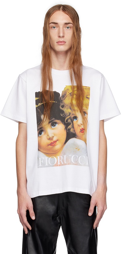 Photo: Fiorucci White Angels Fly Poster T-Shirt