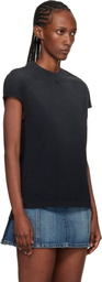 Courrèges Black Solarized Oversized T-shirt