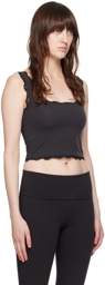 SKIMS Black Fits Everybody Lace Tank Top