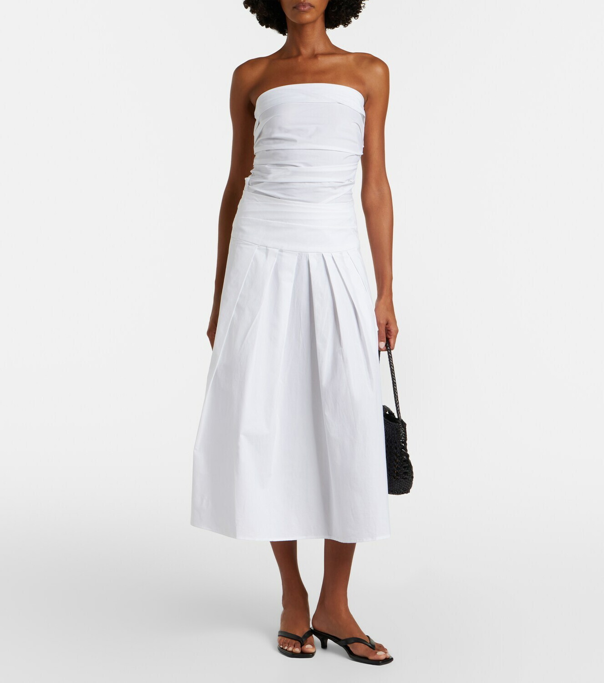Proenza Schouler White Label Maisy cotton-blend tube top