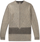 Rick Owens - Ribbed Virgin Wool-Blend Sweater - Gray